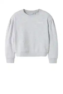 Wehkamp NAME IT KIDS sweater grijs melange aanbieding