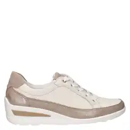 Wehkamp Ara Zurich 2.0 leren sneakers ecru/taupe aanbieding