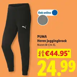 Lidl Puma Heren joggingbroek aanbieding