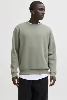 Wehkamp JACK & JONES ESSENTIALS sweater lichtkaki aanbieding