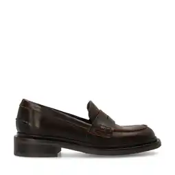 Wehkamp Manfield leren loafers bruin aanbieding