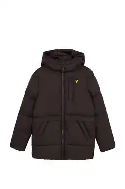 Wehkamp Lyle & Scott gewatteerde jas zwart aanbieding
