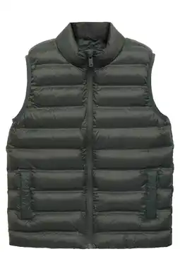 Wehkamp Mango Kids bodywarmer kaki aanbieding