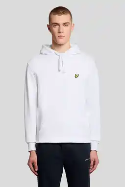 Wehkamp Lyle & Scott hoodie wit aanbieding