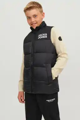 Wehkamp JACK & JONES JUNIOR bodywarmer JJETOBY zwart aanbieding