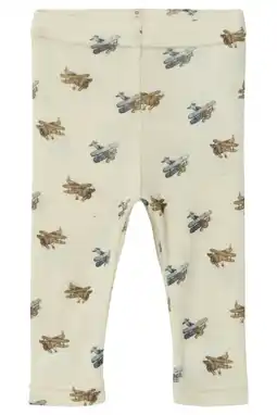 Wehkamp LIL' ATELIER BABY wollen legging ecru aanbieding