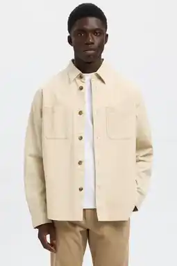 Wehkamp Selected overshirt ecru aanbieding