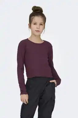 Wehkamp KIDS ONLY GIRL longsleeve paars aanbieding