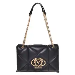 Wehkamp Love Moschino schoudertas Embossed Q zwart aanbieding
