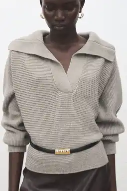 Wehkamp Mango pullover grijs aanbieding