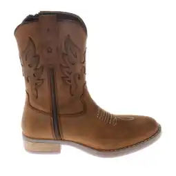 Wehkamp Hip leren cowboylaarzen cognac aanbieding