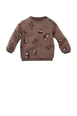 Wehkamp Z8 newborn sweater Ramy bruin aanbieding