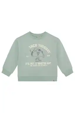 Wehkamp Daily7 sweater lichtgroen aanbieding
