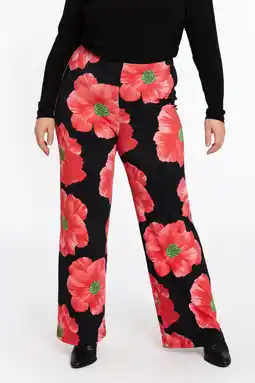 Wehkamp YOEK regularwaist broek rood aanbieding