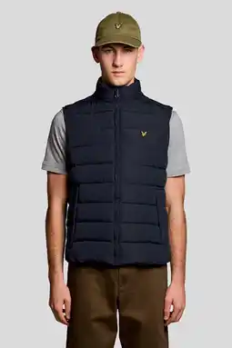 Wehkamp Lyle & Scott bodywarmer donkerblauw aanbieding