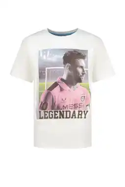 Wehkamp Messi T-shirt wit aanbieding