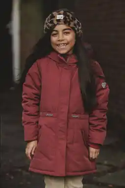 Wehkamp LOOXS little winterjas rood aanbieding