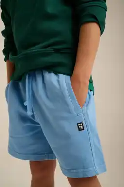 Wehkamp Tumble 'n Dry sweatshort lichtblauw aanbieding