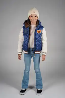 Wehkamp Moodstreet bomberjack winter blauw aanbieding