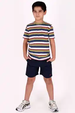 Wehkamp B.Nosy gestreepte T-shirt groen aanbieding