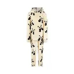 Wehkamp Charlie Choe pyjama ecru/zwart aanbieding