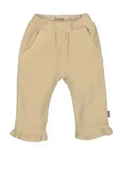 Wehkamp BESS corduroy flared flared broek beige aanbieding