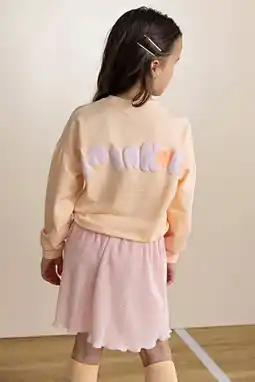 Wehkamp NONO sweater met backprint perzik aanbieding