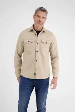 Wehkamp LERROS PLUS SIZE overshirt beige aanbieding