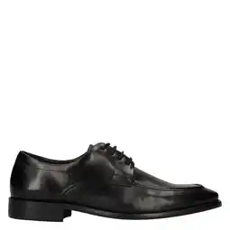 Wehkamp Manfield leren veterschoenen zwart aanbieding