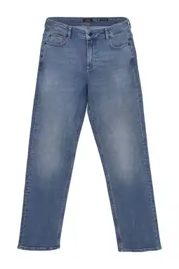 Wehkamp Rellix loosefit straight leg jeans medium blue denim aanbieding