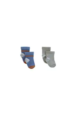 Wehkamp Your Wishes sokken - blauw/grijs (set van 2) aanbieding