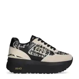 Wehkamp Liu Jo sneakers zwart/beige aanbieding