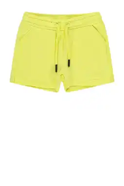 Wehkamp Little Cars sweatshort geel aanbieding