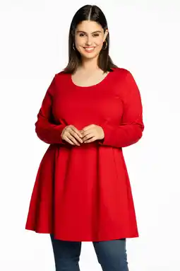 Wehkamp YOEK longsleeve rood aanbieding