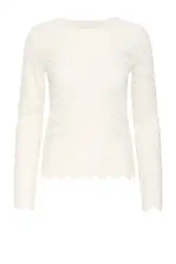 Wehkamp ICHI top ecru aanbieding
