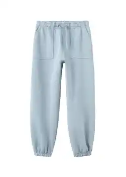 Wehkamp Mango Kids loose casual broek lichtblauw aanbieding