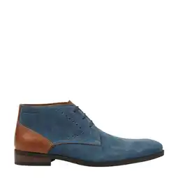 Wehkamp Van Lier Vienna suède veterschoenen blauw aanbieding