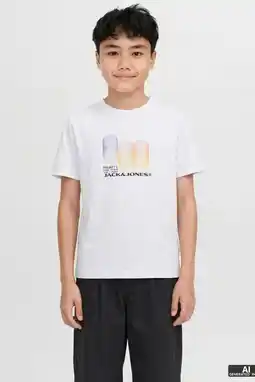 Wehkamp JACK & JONES JUNIOR T-shirt lichtgrijs aanbieding