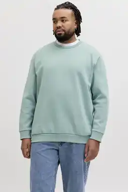 Wehkamp JACK & JONES PLUS SIZE sweater Plus Size turquoise aanbieding