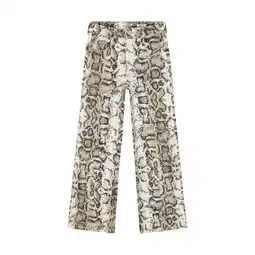 Wehkamp Indian Blue Jeans highwaist wide leg jeans zand aanbieding