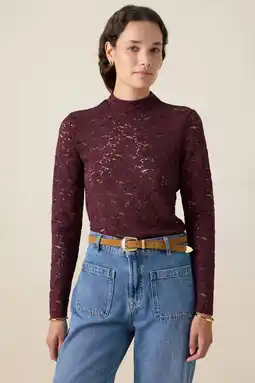 Wehkamp Sissy-Boy top donkerrood aanbieding