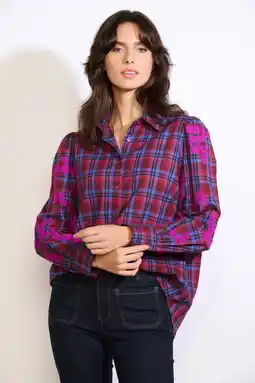 Wehkamp LOLALIZA geruit blouse rood aanbieding