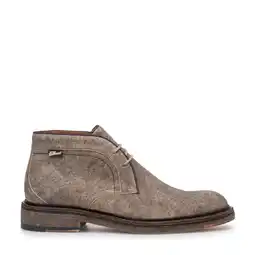 Wehkamp Floris van Bommel suède veterboots lichtbruin aanbieding