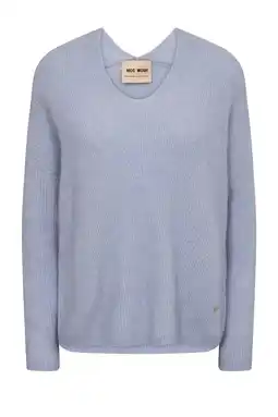 Wehkamp Mos Mosh pullover met wol gebreid aanbieding
