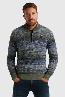 Wehkamp PME Legend gebreide trui blauw aanbieding