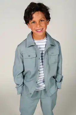 Wehkamp Le Chic Garcon overshirt groen aanbieding