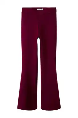 Wehkamp NAME IT KIDS bootcut legging donkerrood aanbieding