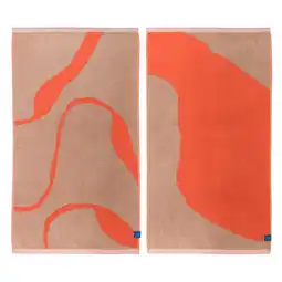 Wehkamp Mette Ditmer handdoek Nova Arte (set van 2) (90x50 cm) aanbieding