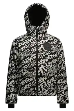 Wehkamp SuperRebel ski-jas SPACE zwart/wit aanbieding