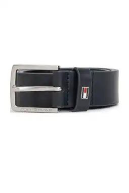 Wehkamp Tommy Hilfiger leren riem donkerblauw aanbieding